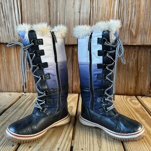 Pajar Canada Girls Winter Boots • Size 12 • Faux Fur Lined • Waterproof